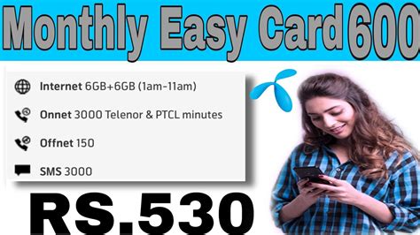 telenor smart card 600|Telenor Monthly Easy Card 600 Price and Package Details.